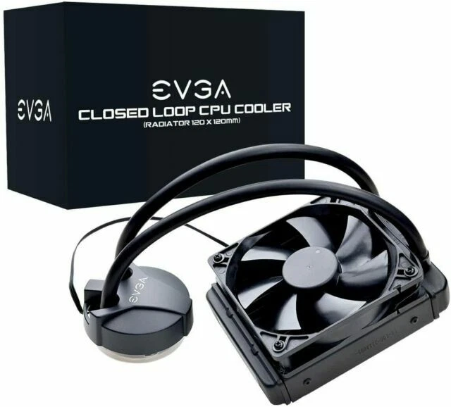 EVGA CLC 120 CL11 Water CPU Intel Cooler - Black (400-HY-CL11-V1)