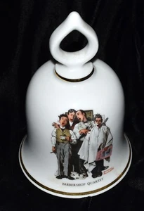 Cuarteto de barbería 1979 Norman Rockwell edición limitada campana por Danbury como nuevo Alemania - Imagen 1 de 6