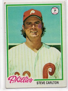 Steve Carlton 1978 Topps #540 Phillies VG-EX a
