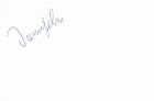 Daniel Gélin 1921-2002 véritable carte autographe signée 4"x6" acteur français