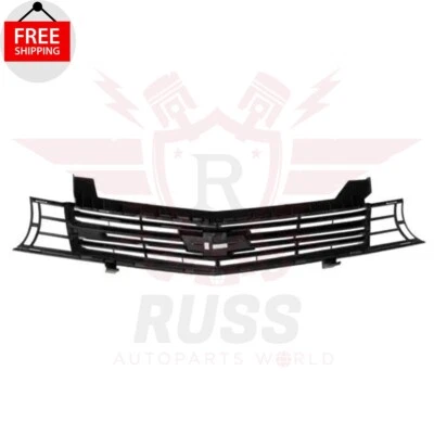 New Front Upper Grille Assembly Textured Black Fits 2012-2015 Chevrolet Camaro — 第 1/4 张图片