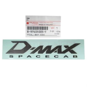 Sticker Logo Emblem Side D-MAX SPACECAB ISUZU D-max Dmax 2007-2011 Genuine 2 pcs - Picture 1 of 1