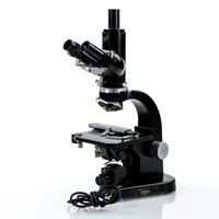 Leitz Wetzlar German Microscope 680019 Untested