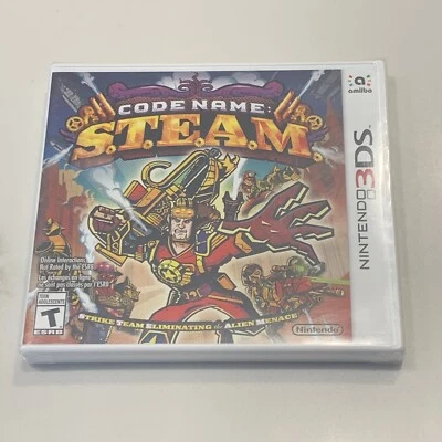 Code Name: S.T.E.A.M. STEAM (Nintendo 3DS, 2015) Brand New Factory SEALED - Image 1 of 4