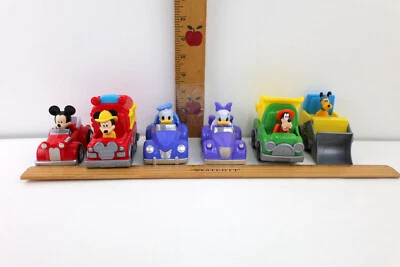 Lot of 6 - Disney Mickey Mouse Let's Work/Play Vehicle Mickey Goofy Donald Pluto - Image 1 of 4