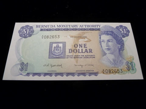 Bermuda 1982 $1 Dollar P28b.3 CU Condition SKU# 29479 Cover