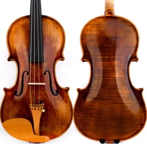 T31+ Meister alt/antik Strad Stil Violine 4/4 europäisches Holz weiß Buchsbaum Teile - Bild 1 von 17