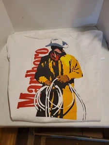 Vintage Marlboro t-shirt XL SINGLE STITCH SLEEVE BACK PRINT - Picture 1 of 7