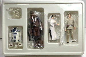 2005 STAR WARS EARLY BIRD FIGURE SET WITH LUKE, LEIA, CHEWBACCA, R2-D2 by HASBRO - Picture 1 of 11