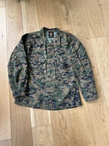 Authentic US Marines Woodland Marpat Camo Coat Shirt MCCUU Size Small -Rodgers - Picture 1 of 7