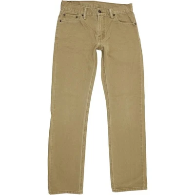 Levi's 514 Men Beige Straight Slim Jeans W30 L32 (75937) - Image 1 of 4