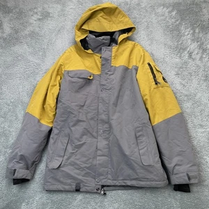 Planet Earth Jacke Herren Extra Large grau Snowboard Mantel Kapuze Ski isoliert - Bild 1 von 15