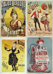 Vintage French Lithograph Nouveau Cirque operas Shows Vol.1 - 170 Posters on DVD - Picture 1 of 24