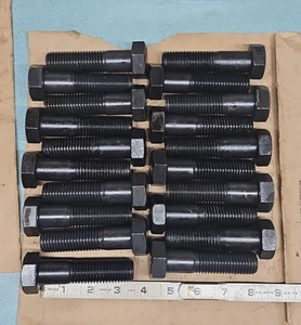 7/8 Zoll - 9 x 3 1/2 Zoll Sechskantschrauben Klasse 5 einfache Oberfläche Menge 20 - Bild 1 von 2