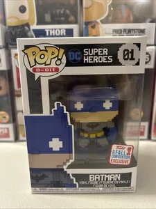 Funko Pop! 8 bits, Batman 01, DC Super Heros, Convención de otoño 2017 con protector - Imagen 1 de 7