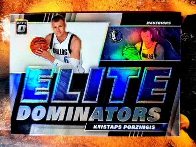 2019-20 Panini Donruss Optic Kristaps Porzingis Holo Silver Elite Dominators #24 - image 1 of 2