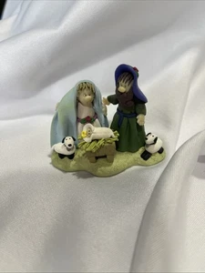 Nativity Scene Made In Clay . Minis  - Picture 1 of 8