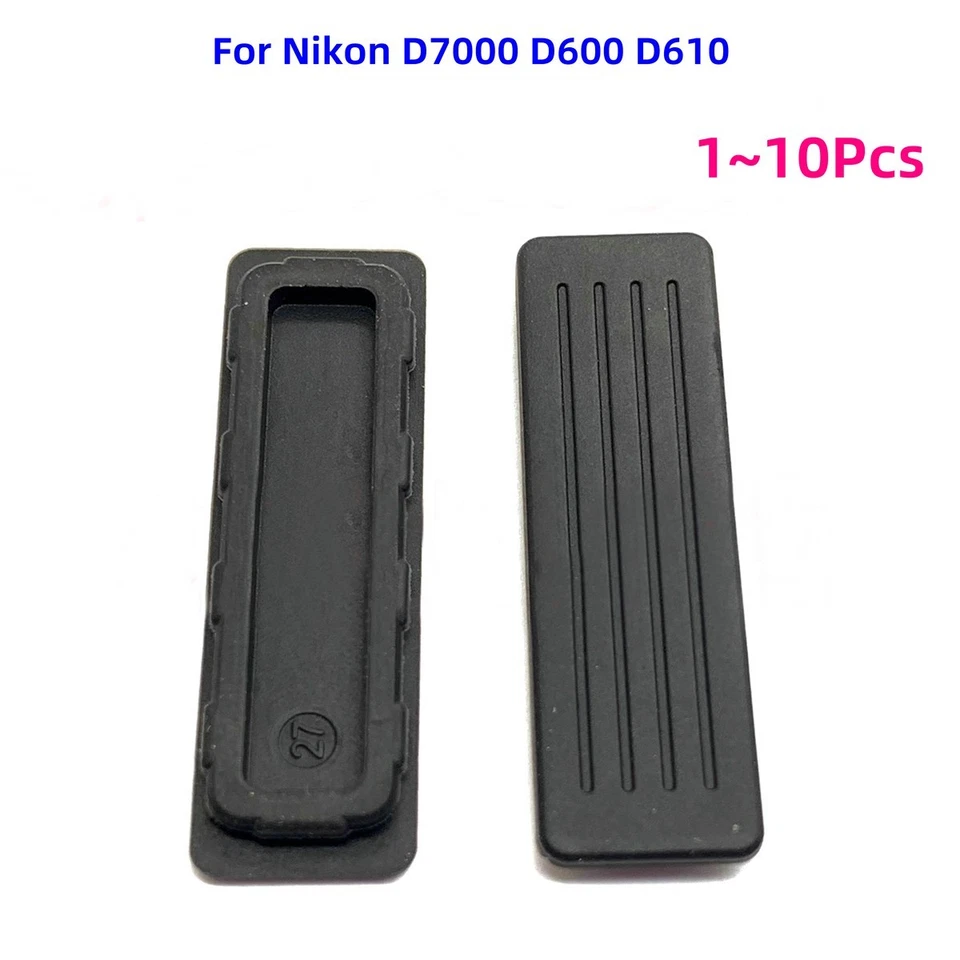 Tapa de cubierta de goma para puerto de batería inferior de cámara para Nikon D7000 D600 D610 Foto 1 de 1
