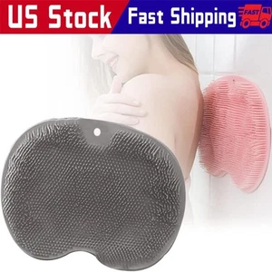 Tappetino massaggiatore silicone esfoliante scrubber schiena piedi pulizia bagno doccia US - Foto 1 di 11