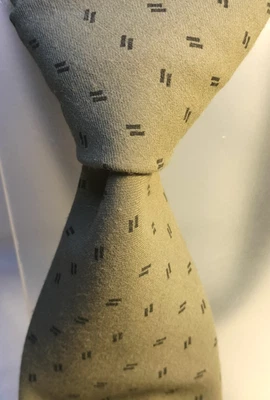 Gravata masculina Alfani feita na Itália gravata geométrica 3,5" poliéster mistura de viscose - Imagem 1 de 4