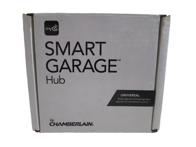 Chamberlain MyQ Smart Universal wireless Garage Hub New In Box - Black - Image 1 of 4