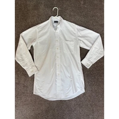 Van Heusen Regular Fit Wrinkle Free White Long Sleeve Dress Shirt Men - Image 1 of 3