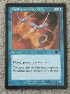 MTG Weatherseed Faeries URZA'S LEGACY NM BLUE Magic the Gathering - Picture 1 of 1