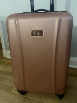 Bagagem de mão de viagem Jessica Simpson rodas de rolo 20" lado rígido - Imagem 1 de 4