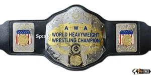 Nuevo Cinturón de Zinc AWA World Heavyweight Wrestling Championship Título 4mm Talla Adulto - Imagen 1 de 8