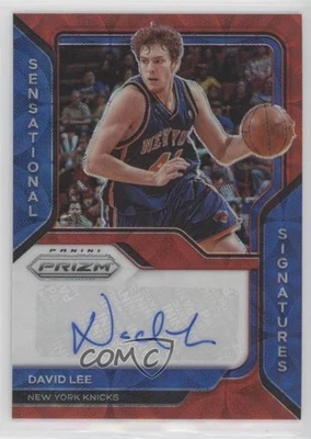 Panini Prizm Sensational Signatures Choice Prizm David Lee 2020-21 #SS-DLE automático Foto 1 de 3