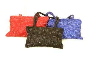 Indische handgefertigte indische Clutch mit Perlen Hochzeit Party Handtasche Pailletten Kuriertaschen - Bild 1 von 7