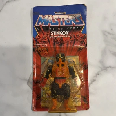 MOTU Stinkor Masters of the Universe MOC carded He-Man sealed NOS - Image 1 of 4