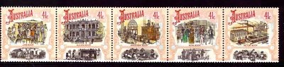 Australia 1990 Boomtime Strip MUH Foto 1 de 2