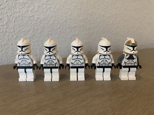 5x CLONE TROOPERS from Lego Star Wars 8014 Walker Battle Pack incl. Gunner READ