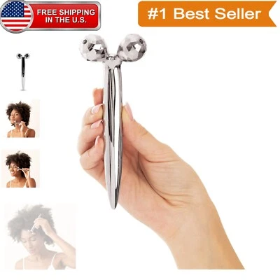 Rodillo facial contorno plateado: levanta, tonifica y revitaliza todo tipo de piel Foto 1 de 4