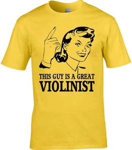 Geiger Herren T-Shirt - Geschenkidee Musiker Viola Violine Klassik Orchester - Bild 1 von 4