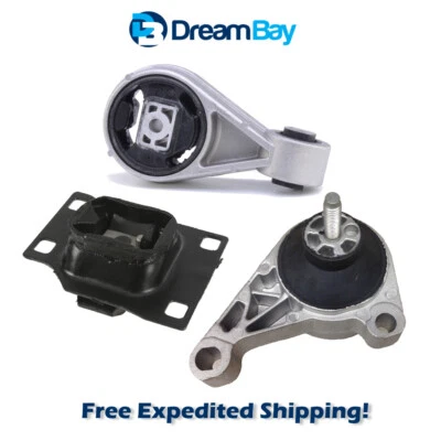 2002-2004 for Ford Focus 2.0L DOHC SVT Hatchback Engine & Trans Mount Set 3PCS. - Image 1 of 4