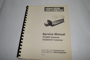 *TC* RCA CLOSED CIRCUIT VIDEO TC1005 TC1005/01 CAMERAS SERVICE MANUAL (BOOK494) - Picture 1 of 1