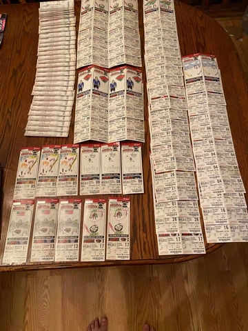 2013-14 Minnesota Wild NHL Official Ticket Stub LOT (OVER 150 TICKETS) Cover