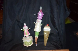 Christmas Ornaments  Katherines collection Lot of 3 Pastel Candy colors - Picture 1 of 10