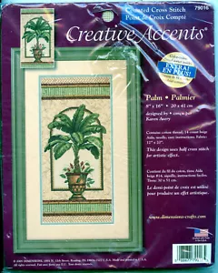 Acentos Creativos - Kit Punto de Cruz Contado Dimensiones PALM (Árbol) - 8x16" NUEVO - Imagen 1 de 2