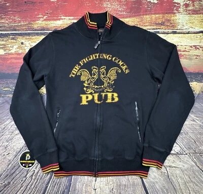 Ben Sherman Hombres Chaqueta de Pista PELCHA POLLAS Pub XL (EE. UU. Grande) Jersey Suéter Foto 1 de 4