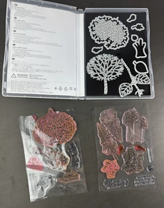 Stampin Up Stempelset durchdachte Zweige & entsprechende Stanzformen Bäume Natur Motiv - Bild 1 von 9