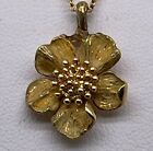 Vintage Tiffany & Co flower necklace in 18k yellow gold 5.0 grams 