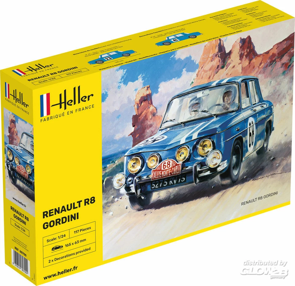 Heller: Renault R8 Gordini in 1:24 [1000807000] - Immagine 1 di 1