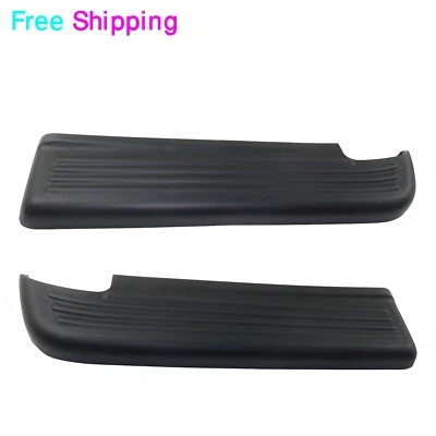 For 1994-1999 Dodge Ram 1500 New Bumper Step Pad Left, Right Rear Black Set of 2 Foto 1 de 4