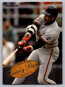 Fleer Lumber Company 1995 #3 Barry Bonds Giants - Imagen 1 de 3