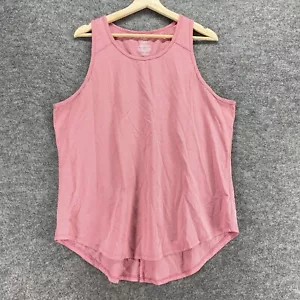 Athletic Works Activewear Tank Women 2XL Pink Sleeveless Wide Strap Round Neck - Picture 1 of 6