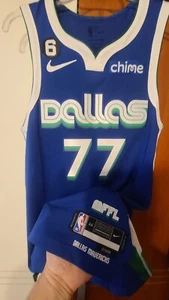 Luka Doncic 2022-23 Dallas Mavericks City Ed authentisches Trikot 44+2 - Bild 1 von 9