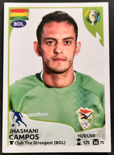2019 PANINI Brazil Copa America STICKER #051 JHASMANI CAMPOS Brazil Edition